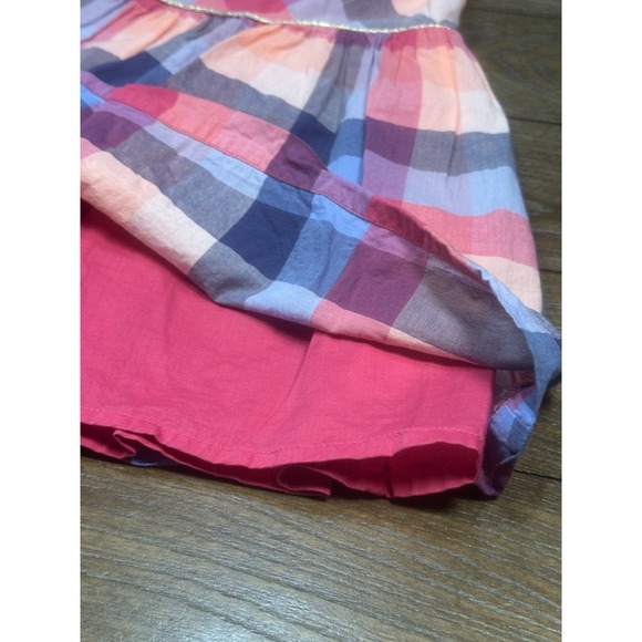 baby B'gosh Baby Girls‎ 100% Cotton Sleeveless Plaid Dress Multi 2T - Picture 6 of 12